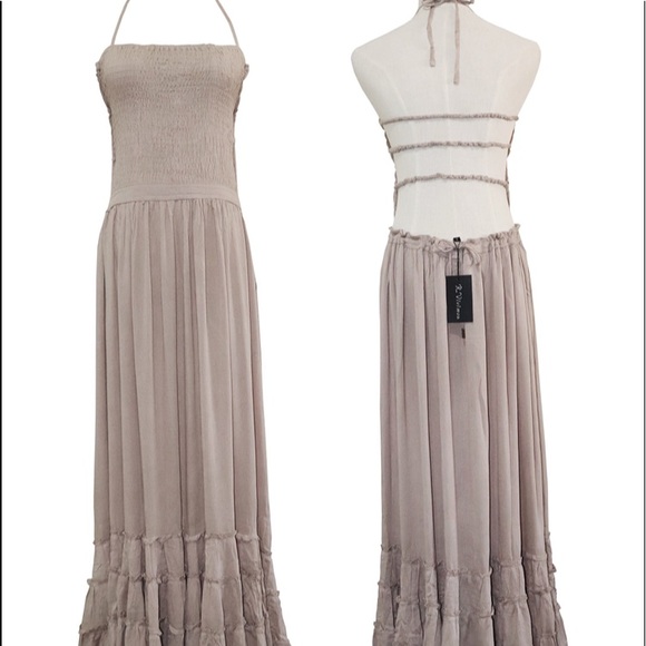 🔥 Stunning Backless Maxi Dress NWT - Picture 3 of 10